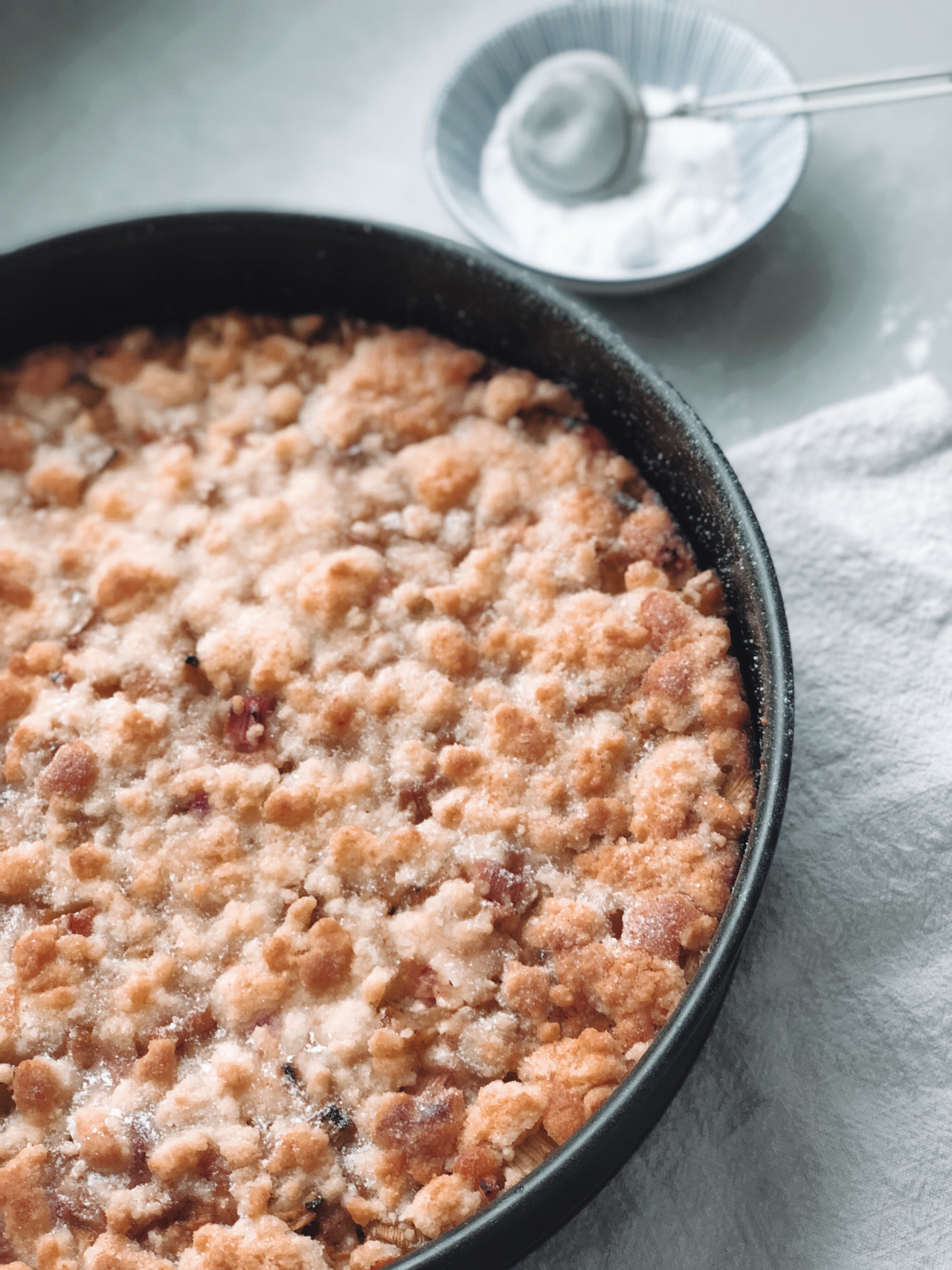 Traumhafter Rhabarberkuchen