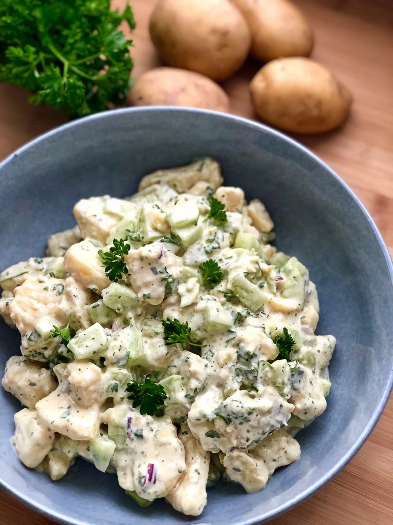 Kartoffelsalat mit selbst gemachter Mayo LifeItself