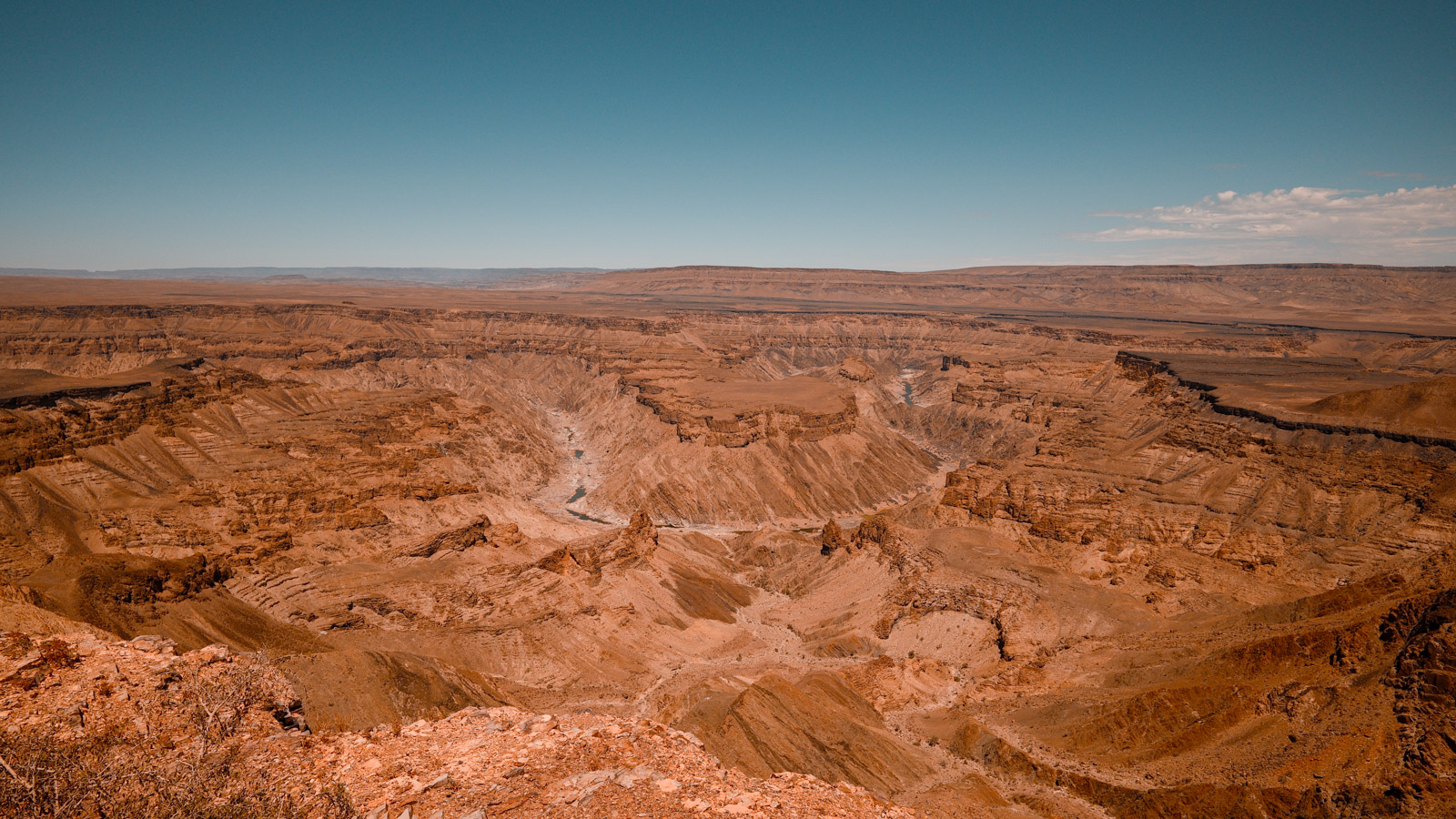 Sonnenuntergang am Fish River Canyon