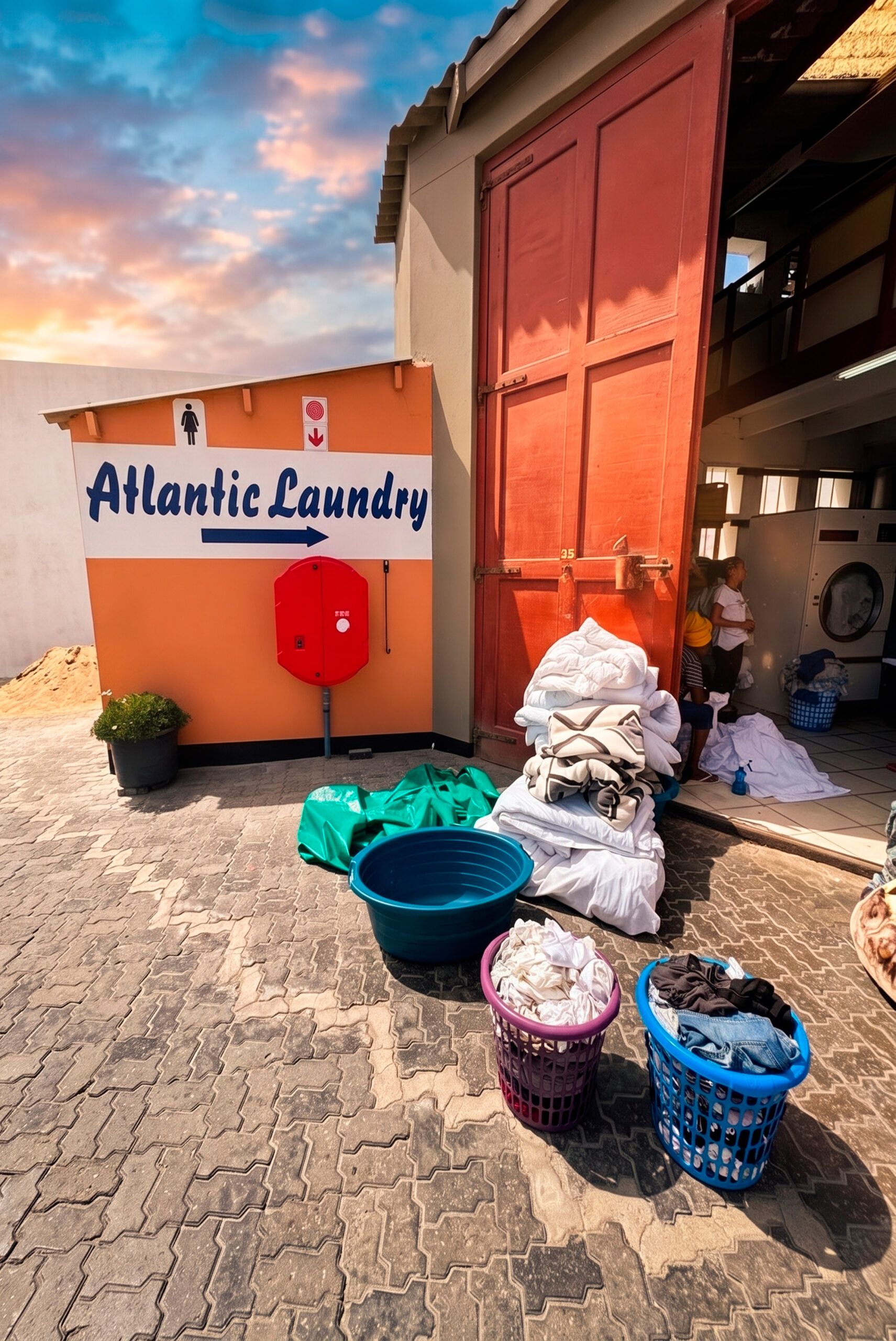 Wäscherei in Swakopmund – Pause vom Reisealltag